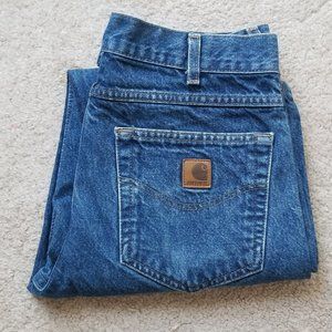 Vintage Carhartt Blue Jeans Slim Fit 32Wx30L